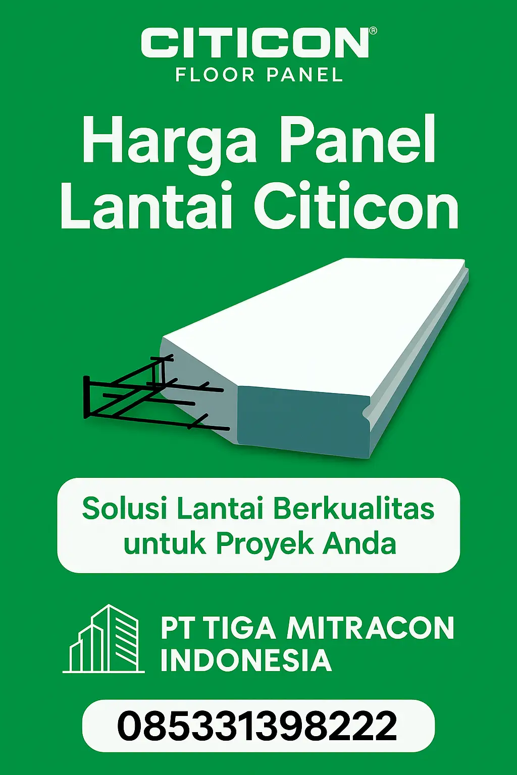 Harga Panel Lantai Citicon 2025 + Jasa Pasang | Cepat, Kuat & Bergaransi