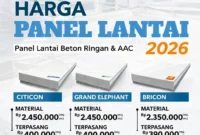 Harga Panel Lantai 2026 Terbaru | Panel Lantai AAC & Beton Ringan – Tiga Mitra