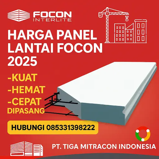 Harga Panel Lantai Focon 2025 | Kuat, Hemat, dan Cepat Dipasang | Tiga Mitracon Indonesia