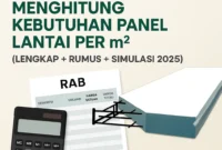 Cara Menghitung Kebutuhan Panel Lantai per m² 2025 | Lengkap & Akurat