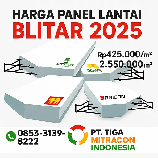 Harga Panel Lantai Blitar 2025 – Citicon, GE, Bricon, Focon
