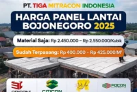 Harga Panel Lantai Bojonegoro 2025 | Citicon, GE, Bricon, Focon