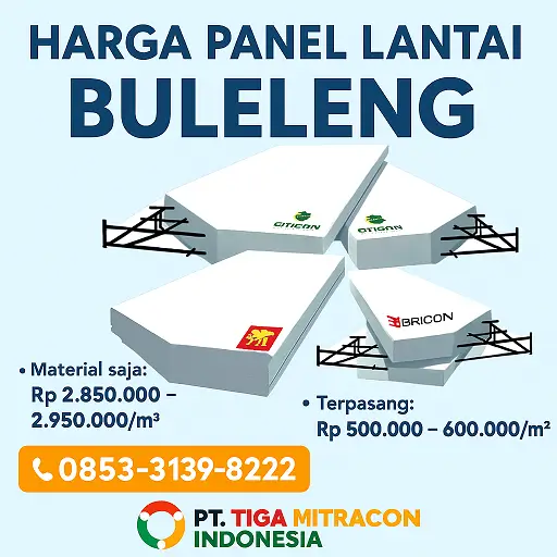 Harga Panel Lantai Buleleng 2025 – Citicon, Bricon, Focon, Grand Elephant | Material & Pasang Termurah