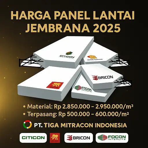 Harga Panel Lantai Jembrana 2025 – Citicon, GE, Bricon, Focon