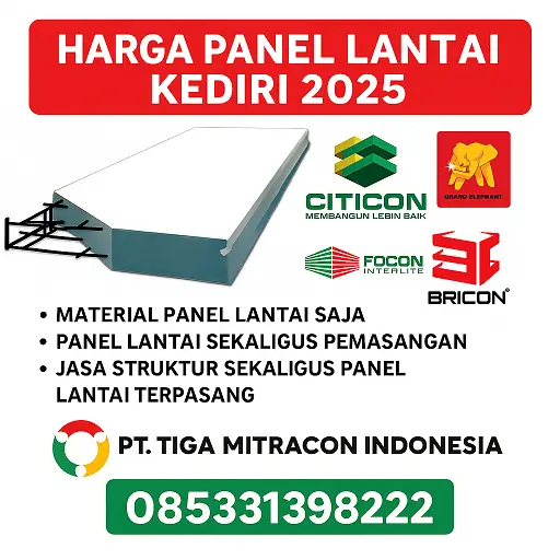 Harga Panel Lantai Kediri 2025 | Citicon GE Bricon Focon