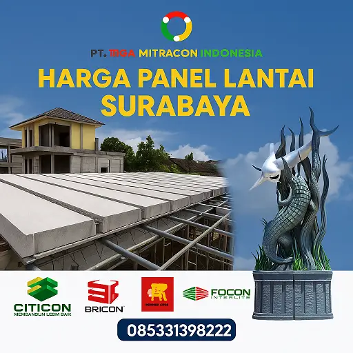 Harga Panel Lantai Surabaya 2025 – Citicon, Bricon, Focon, GE | Tiga Mitra