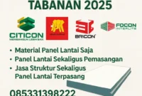 Harga Panel Lantai Tabanan 2025 – Citicon, GE, Bricon, Focon