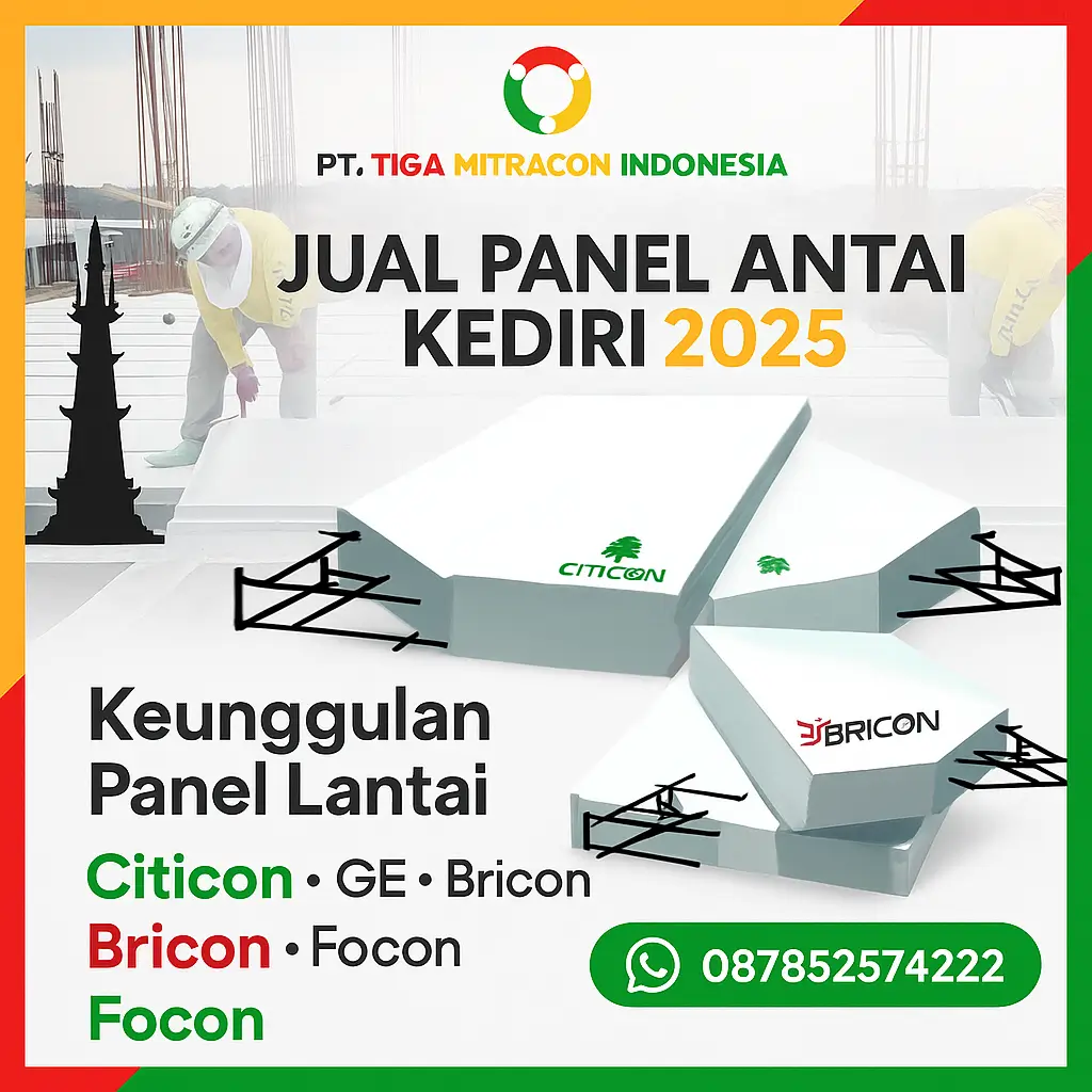 Jual Panel Lantai Kediri 2025 | Harga Resmi & Terpasang – Citicon, GE, Bricon, Focon