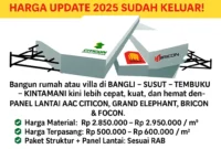 Harga Panel Lantai Bangli 2025 — Citicon, GE, Bricon, Focon | Termurah & Terpasang