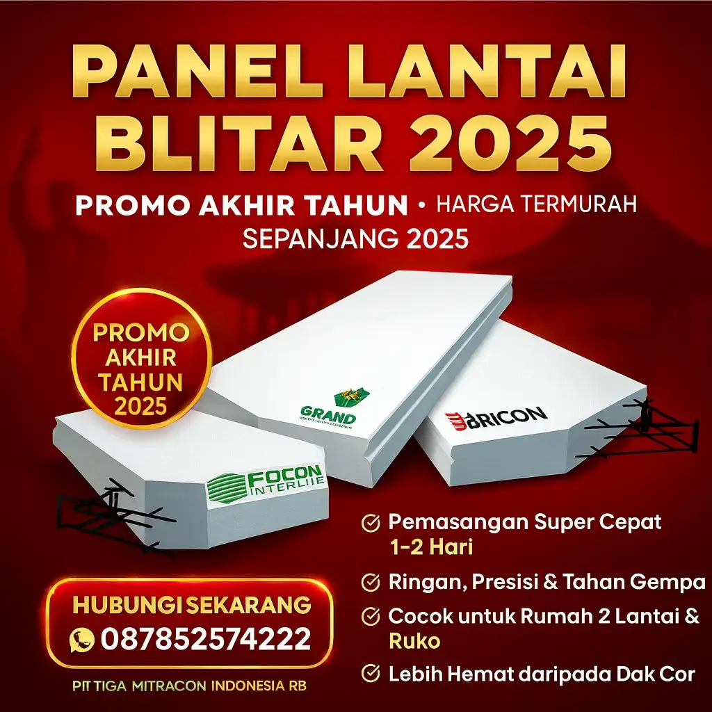 Jual Panel Lantai Blitar 2025 – Promo Akhir Tahun Termurah