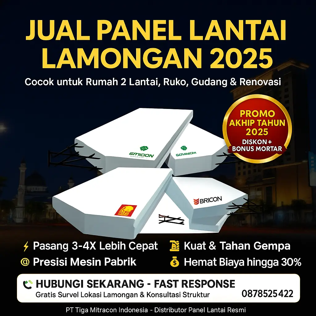 Jual Panel Lantai Lamongan 2025 – Harga Terpasang & Promo Akhir Tahun 2025