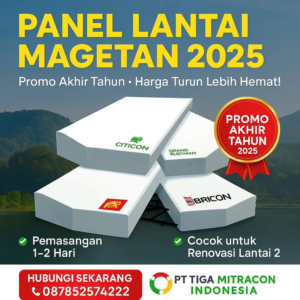 Jual Panel Lantai Magetan 2025 – Harga Promo Akhir Tahun Terbaru