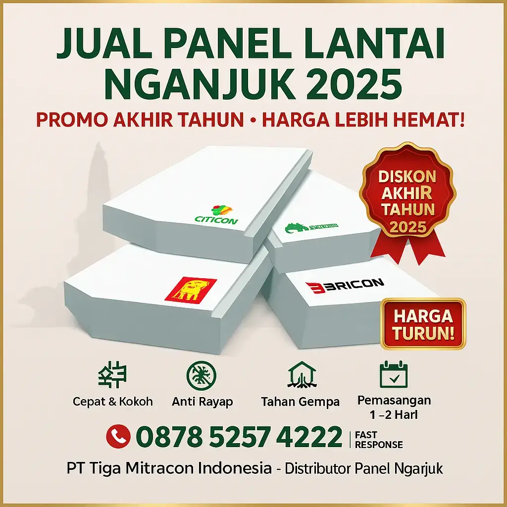 Jual Panel Lantai Nganjuk 2025 – Promo Akhir Tahun Harga Terbaik