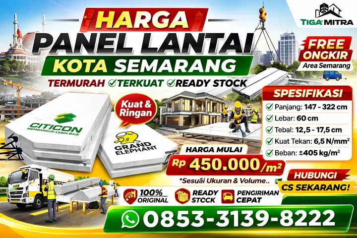 Harga panel lantai Kota Semarang merk Citicon dan Grand Elephant terbaru dengan spesifikasi lengkap dan hotline 085331398222