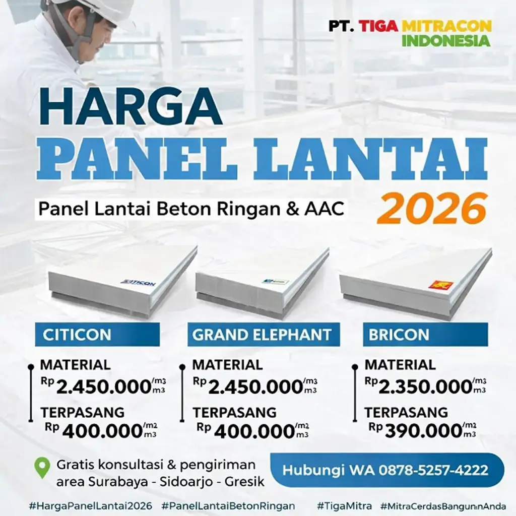 Harga Panel Lantai di Tiga Mitra